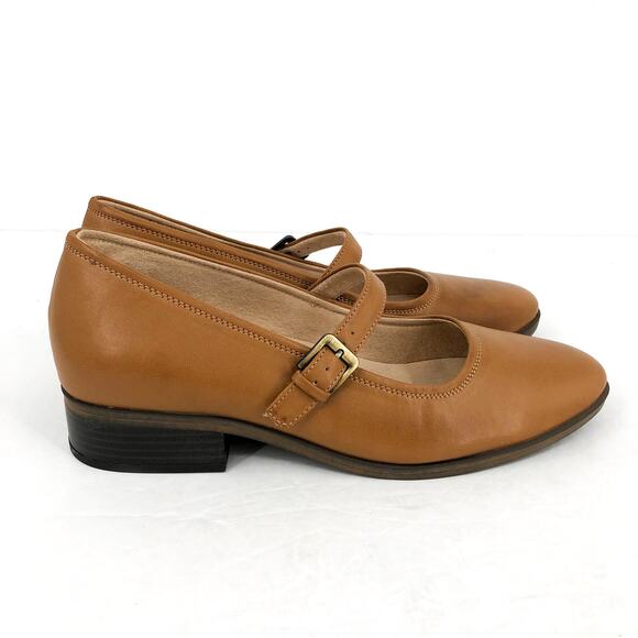 Soul Naturalizer Womens Ramona Mary Jane Flats US 11 Wide EU 42 Brown NIB - Picture 3 of 10